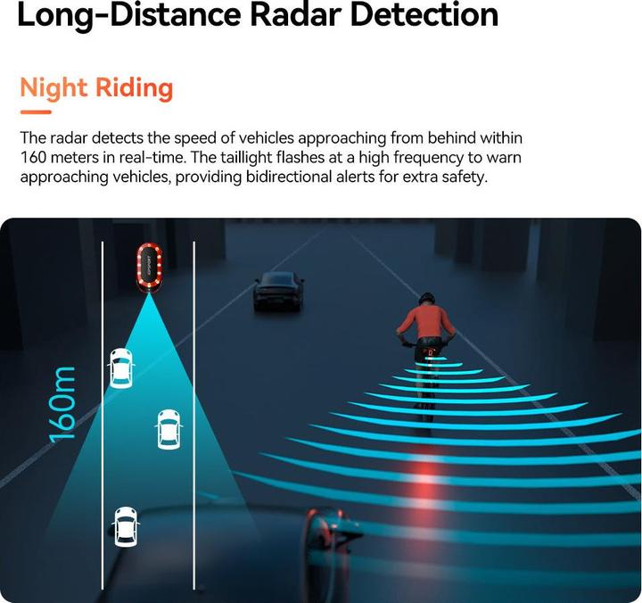 Immagine prodotto iGPSport Bike light, rear SR mini (40 lm)