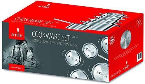 Actual product image MPM Puodų rinkinys MGK-11 (16 cm, Pan set + pot set, Stainless steel)