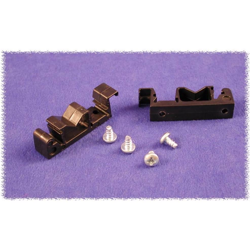 Hammond DINClip per montaggio su guida top-hat, Accessori di elettronica + Alloggiamento, Nero