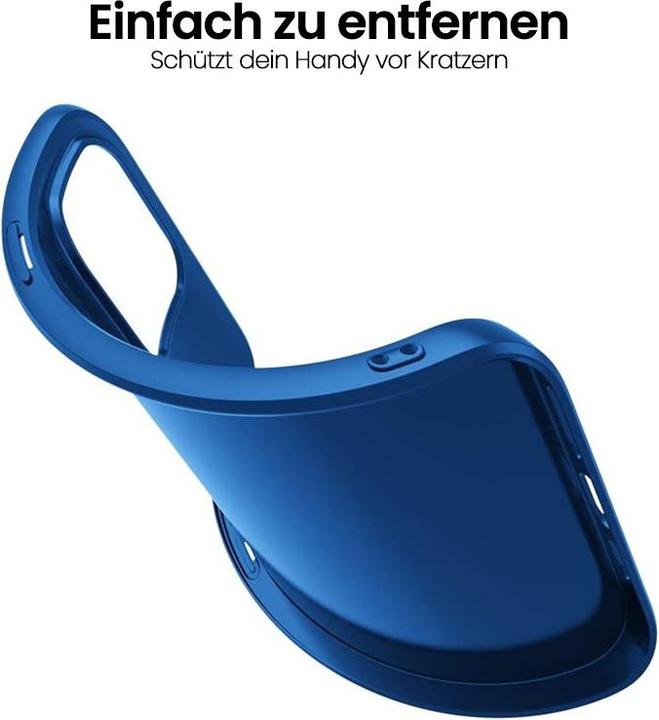 Immagine prodotto X-Level Apple iPhone 16 Pro - Guardian Backcase aus TPU, ultra dünn & flexibel, Kameraschutz, Blau (Apple iPhone 16 Pro)