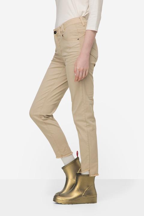 Actual product image Laurasøn Khaki Fringed Hem Jeans (Frequency band 38 (2600 MHz))