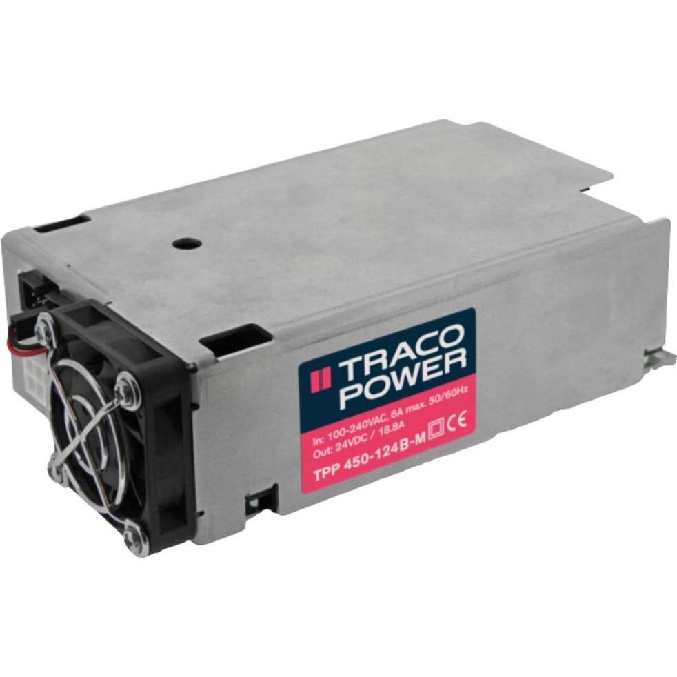 TracoPower, Spannungswandler, TPP 450-124B-M AC/DC-Einbaunetzteil 18750mA 450W 24 V/DC