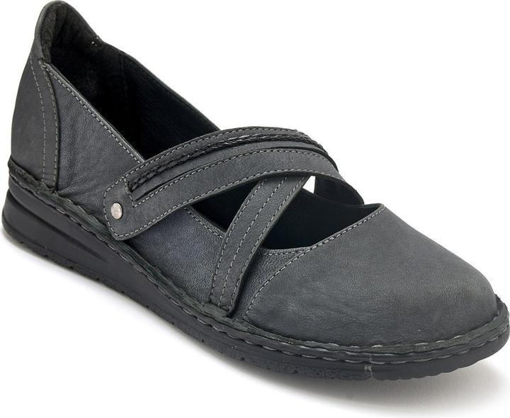 Image du produit Pédiconfort Ballerines brides croisées à scratch femme (40)