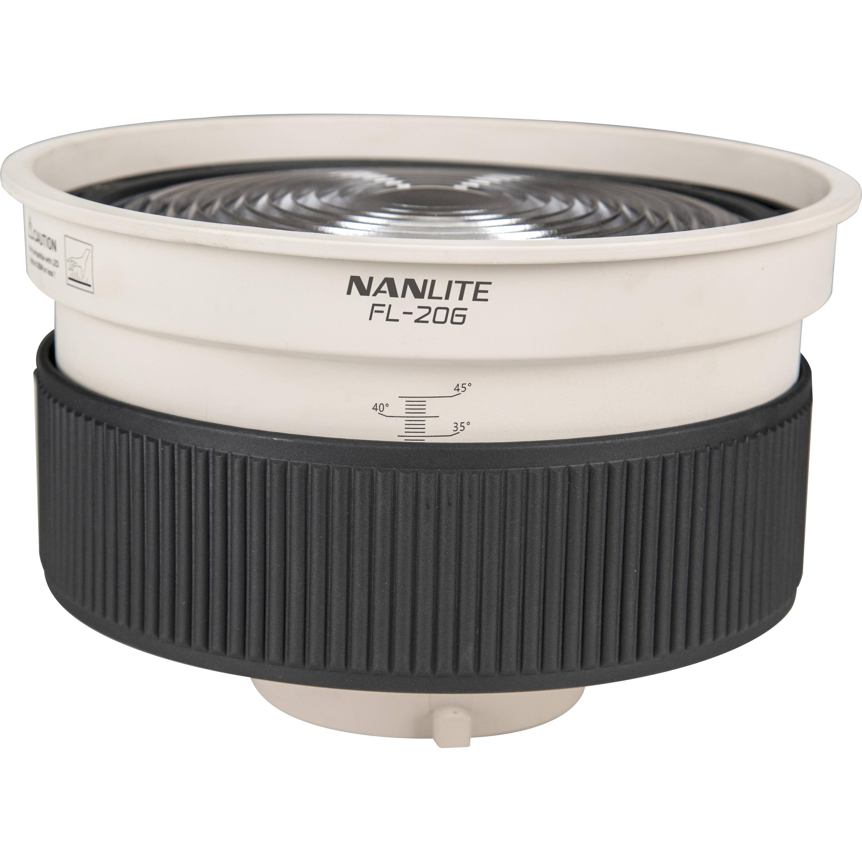 Thumbnail - Nanlite Fresnel Linse mit Bowens Mount (Diverse), Softbox + Reflektor Zubehör, Schwarz, Weiss