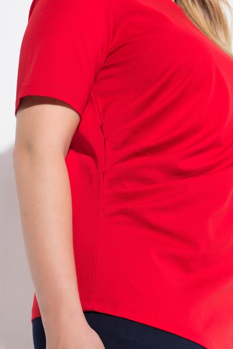 Actual product image Ulla Popken Asymmetric Pointed Hem Tee (42, 44)