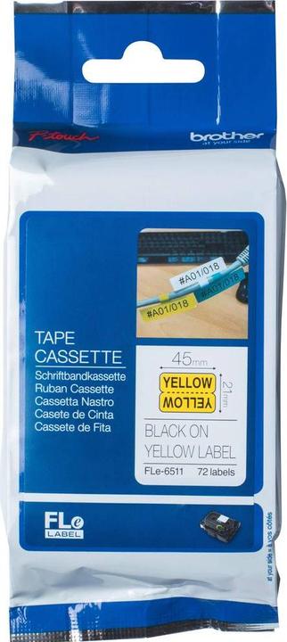 Actual product image Brother P-Touch (2.10 cm, Yellow)