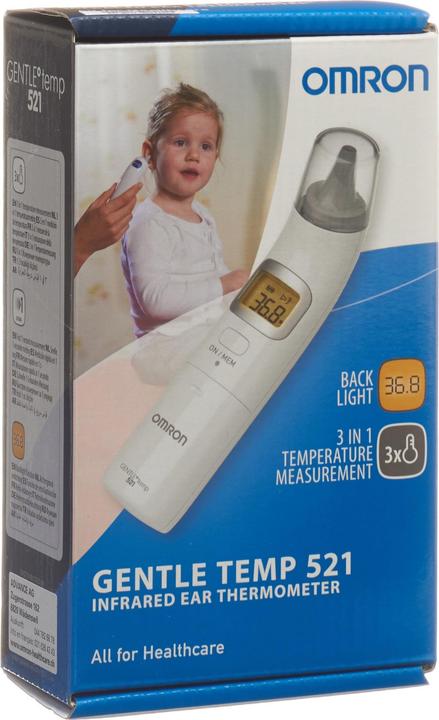 Actual product image Omron Gentle Temp 521 (Ear)