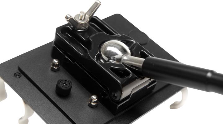 Image du produit Nanlite Support T12 avec tête sphérique et col de cygne-2 tubes (Support de stand)