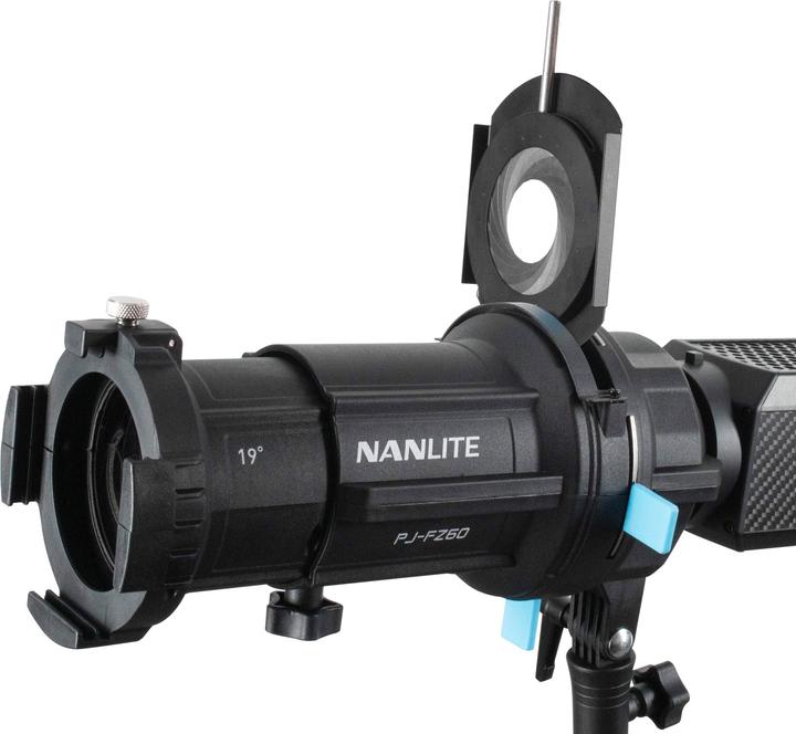 Actual product image Nanlite Iris Aperture to FM Mount Projection Attachment