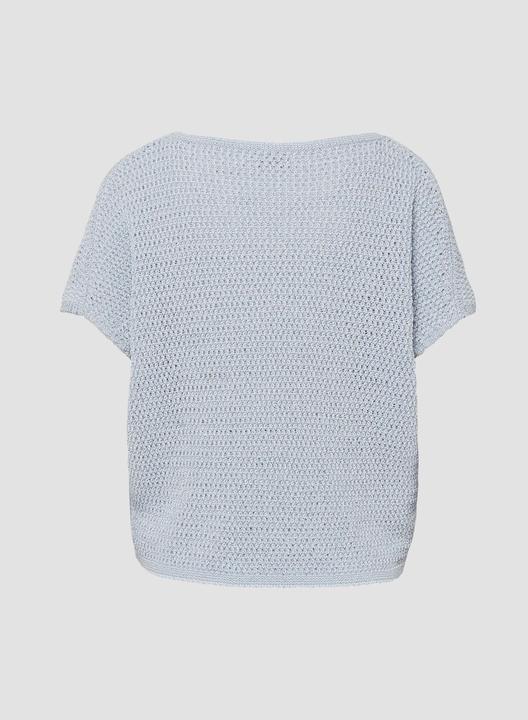 Produktbild s.Oliver Strickpullunder im Relaxed Fit mit U-Boot-Ausschnitt (M)