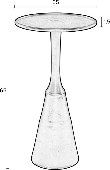 Actual product image Zuiver Table (35 x 35 x 65 cm)