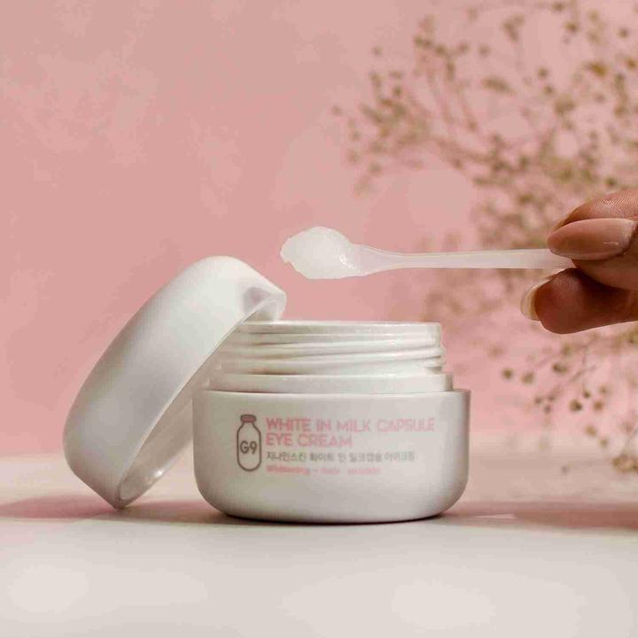 Image du produit G9 Skin crème pour les yeux white in milk capsule (Crème pour les yeux, Journée, Nuit, 30 ml)