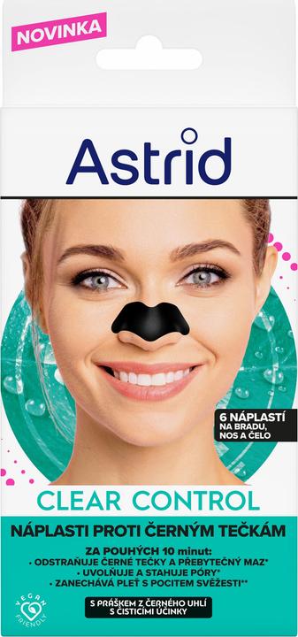 Produktbild Astrid Clear Control Blackhead Patches - 6 Pieces