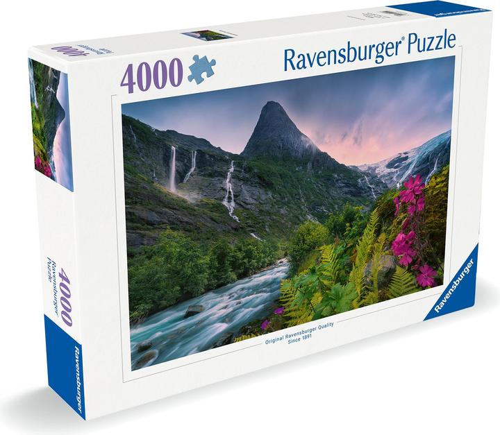 Productafbeelding Ravensburger Puzzel 12000811 - Adembenemende bergsfeer - 4000 stukjes puzzel voor volwassenen vanaf 14 (4000 onderdelen)