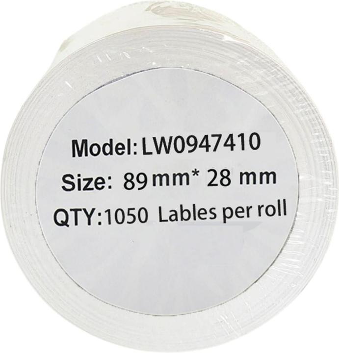 Produktbild Hermex Alternative Etikettenrolle zu Dymo S0947410 Mehrzwecketiketten (8.90 cm)