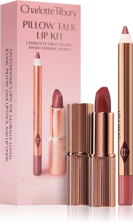 Charlotte Tilbury Pillow Talk Lip Kit (Talc d'oreiller)