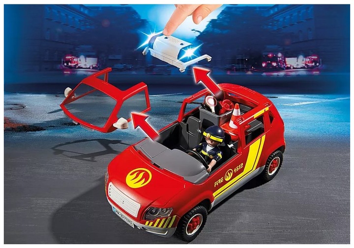 Actual product image Playmobil 71375 Fire engine with light and sound (71375, Playmobil City Action)