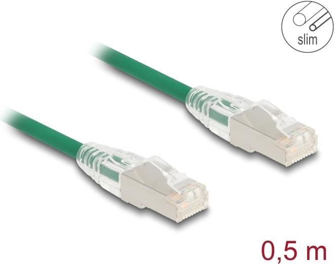 Immagine prodotto Delock Cavo di rete RJ45 Cat.6A da spina a spina con bo (U/FTP, CAT6a, 0.50 m)