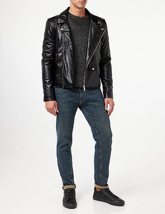 Actual product image Gianni Kavanagh Black Bliss Biker Jacket (XS)
