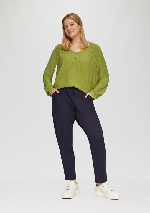 Image du produit S.Oliver Bluse Strukturierte Bluse aus Viskosemix mit Smok Detail (48)