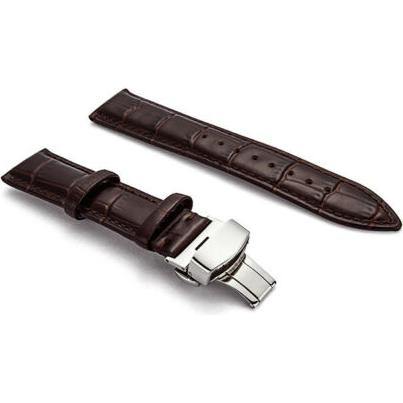 Strap-it Lederarmband (Leder), Uhrenarmband, Braun