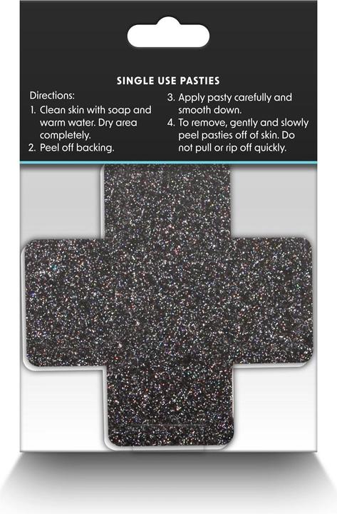 Produktbild NS Novelties Pasties Glitter Cross 2 Pairs