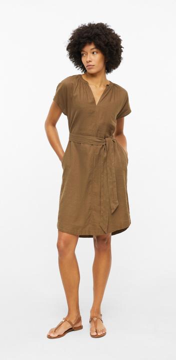Actual product image s.Oliver Leinenmix-Kleid mit Eingrifftaschen (36)
