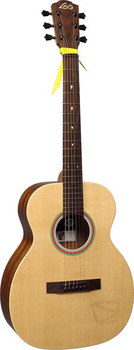 Lâg Guitars Vianney Signature Travel (Semi acoustic guitar, Mahogany, Spruce)