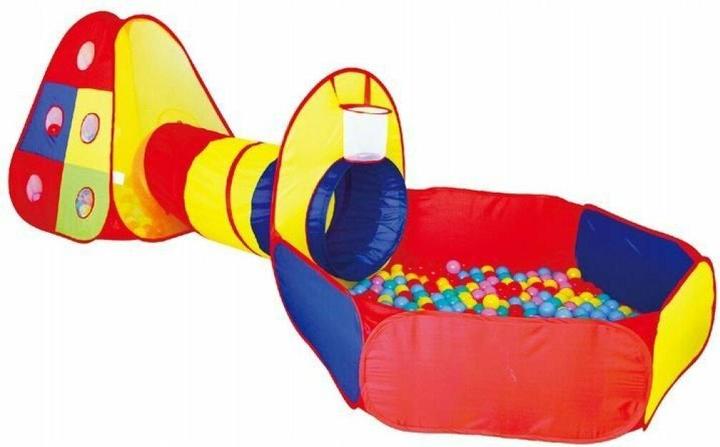 Actual product image Children's tent set with tunnel pool with balls