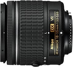 Image du produit Nikon AF-P Nikkor 18-55mm f/3.5-5.6 G VR DX (Nikon DX, APS-C / DX)