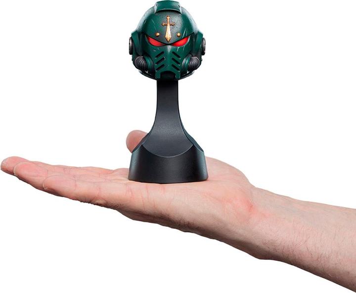 Actual product image Weta Workshop Warhammer 40,000 Replica 1/4 Dark Angels Helmet 12 cm