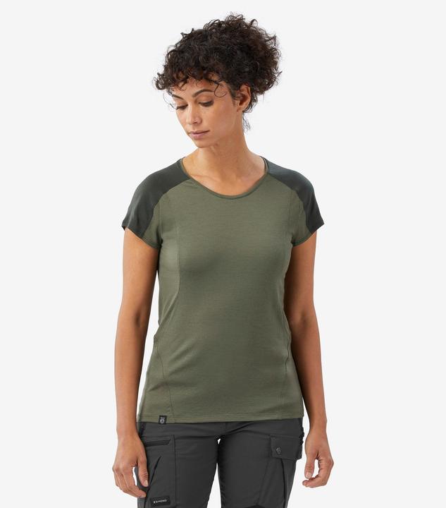 Forclaz Merinoshirt Damen kurzarm - Merino Resist khaki