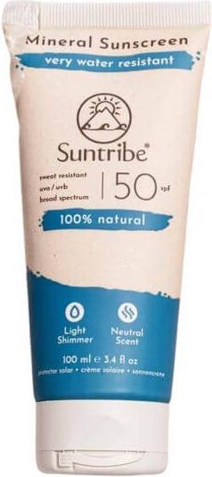 Actual product image Suntribe Mineral Organic (Suntan cream, SPF 50, 100 ml)