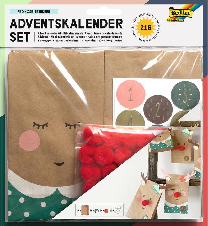 Produktbild Folia Red Nose Reindeer
