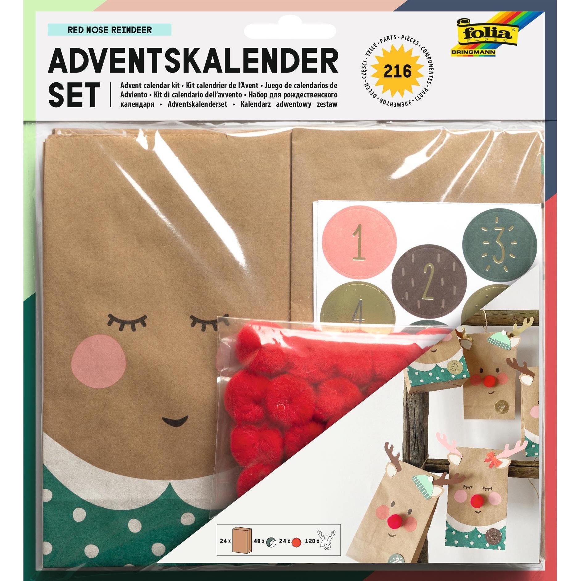 Folia Red Nose Reindeer