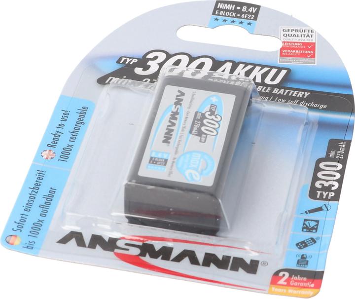 Actual product image Ansmann E Typ. 300 (1 pcs., Device specific, 270 mAh)