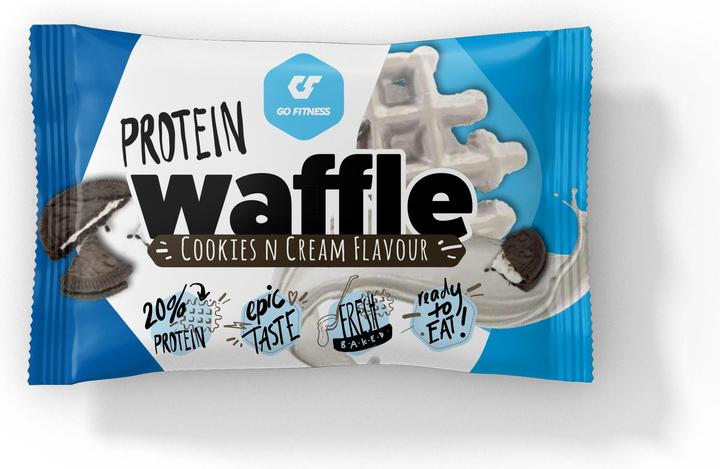 Actual product image Go Fitness Protein Waffle Cookies n Cream (50g) (Cookie, 1 pcs., 55 g)