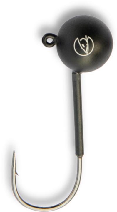 Actual product image HRH Tungsten Jig Head BIG 14.0g Gr. 7/0, Black