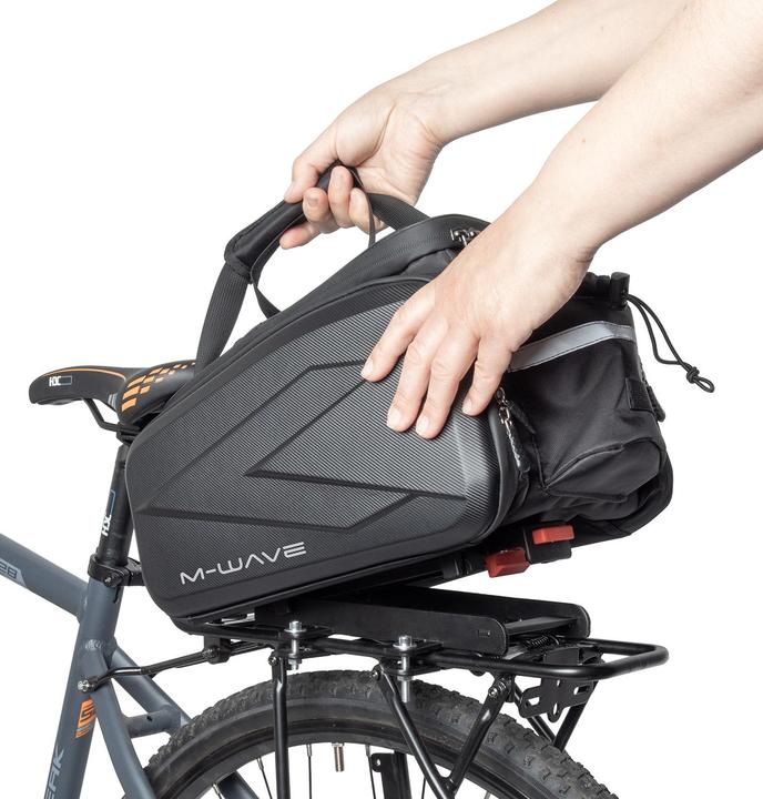Actual product image M-Wave Gepäckträgertasche Alkmaar One-Snap (30 l)