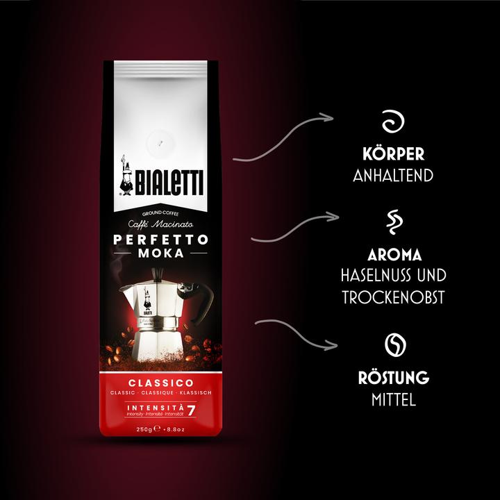 Image du produit Bialetti Classico (Torréfaction moyenne, 250 g)