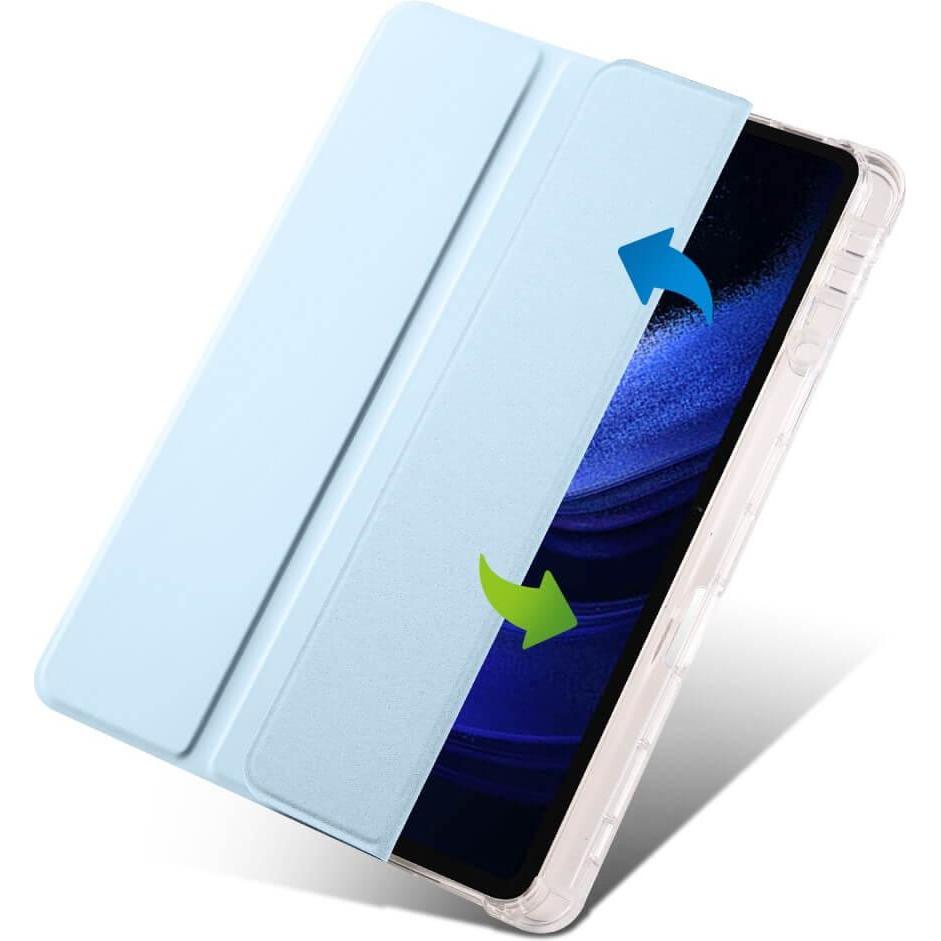 Thumbnail - Cover-Discount Xiaomi Pad 6 - Smart Case Pencilhalter hellblau (Xiaomi Pad 6), Tablet Hülle, Blau