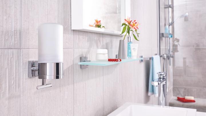 Produktbild tesa DELUXXE Seifenspender inkl. Klebelösung ohne Bohren