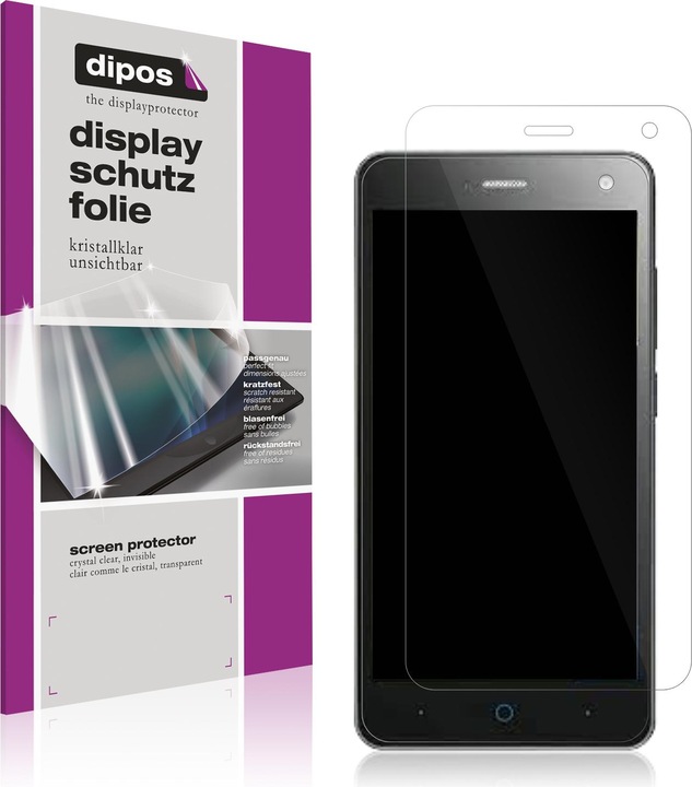 Produktbild Dipos Displayschutzfolie Crystalclear (6 Stück, ZTE Blade L3)
