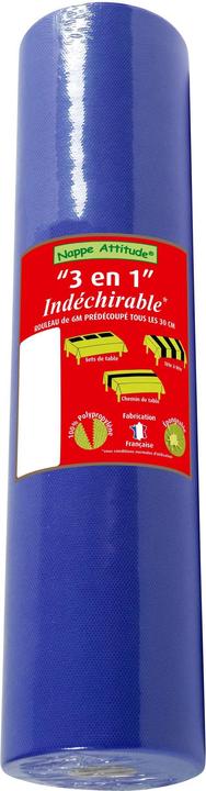 Image du produit PROnappe PRO nappe Tischläufer Tête-à-tête 40 cm x 4.8 m, Marineblau (40 x 480 cm)