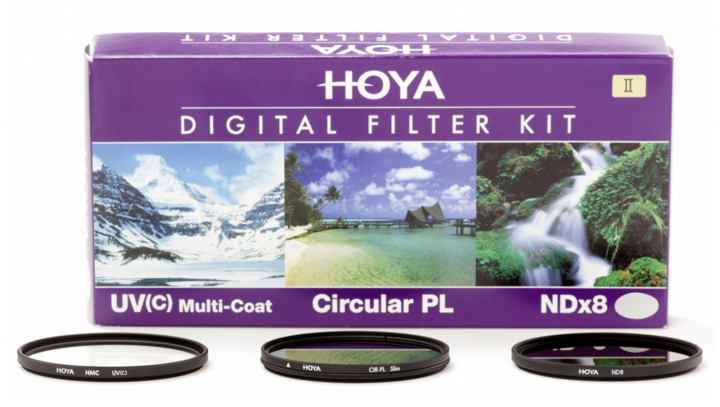 Immagine prodotto Hoya Digital Filter Kit II (UV, CIR-PL & ND8) Filterset (37 mm, Filtro UV, Filtri grigi, Filtri polarizzanti, 37 mm)