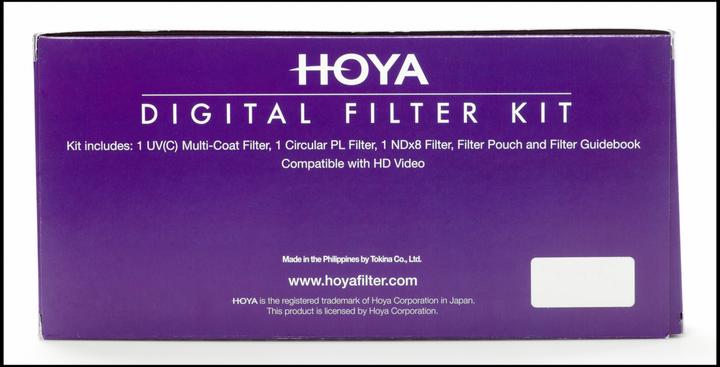 Actual product image Hoya Digital Filter Kit II (UV, CIR-PL & ND8) Filterset (37 mm, UV filter, Neutral density filter, Polarizing filter, 37 mm)