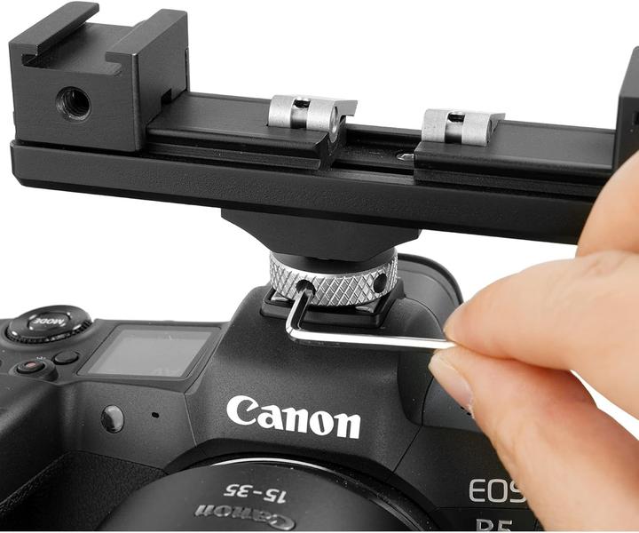 Produktbild Vanguard VEO CSMM2 Erweiterbare Doppel Kaltschuhhalterung (Stativ Smartphone Halterung)