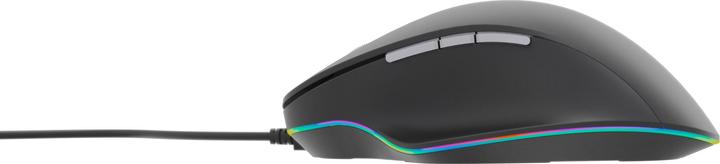 Actual product image Gembird MUS-6B-02 Optical LED mouse USB black (Cable)