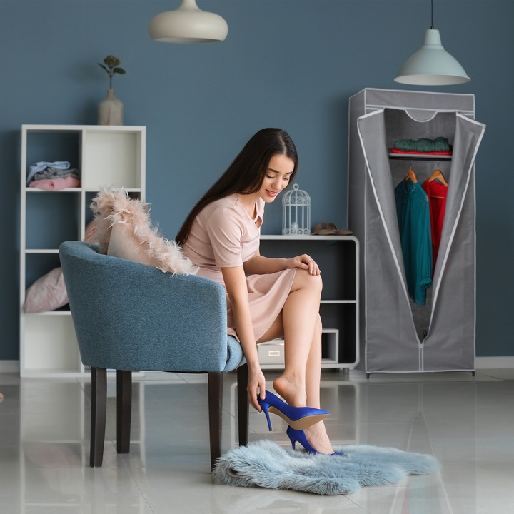 Actual product image Relaxdays Anna Wardrobe (60 x 45 x 157 cm)