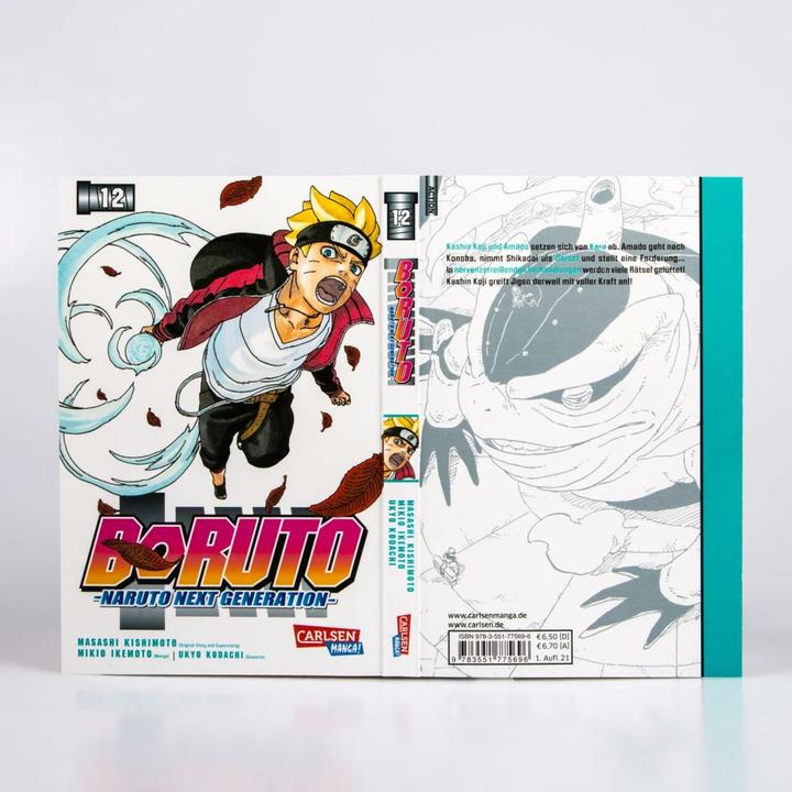 Actual product image Boruto - Naruto the next Generation 12 (German, Masashi Kishimoto, Mikio Ikemoto, Ukyo Kodachi, 2021)